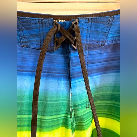 NWT BILLABONG Flux Stretch Boardshort Royal Green 22” ITEM NO. 19465M117TFLU - Picture 10 of 11
